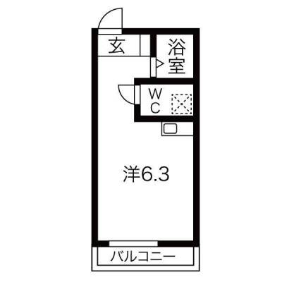 神奈川県横浜市磯子区 アークヒルズ磯子102の間取り図