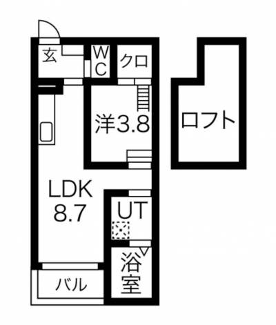 ウォークインクローゼットやロフトもあるので広く使えます♪