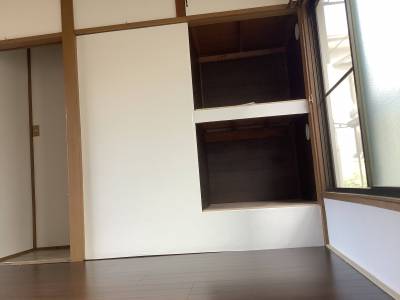 別角度から猫トイレ部分。