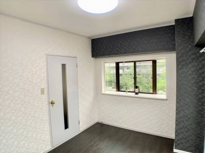 白黒を基調としたモダンな空間です