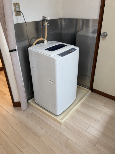 室内洗濯機置き場で安心