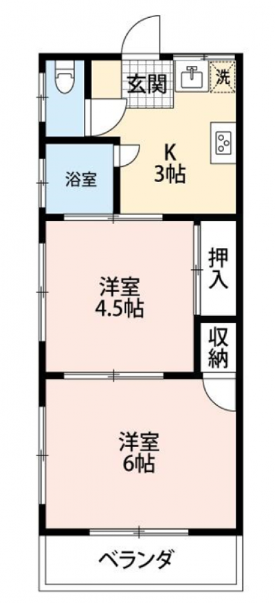 千葉県柏市 PATIO柏206の間取り図