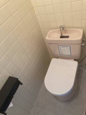 簡易水洗トイレ