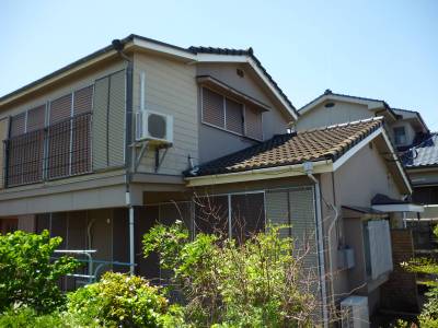 家の庭側から見たところ