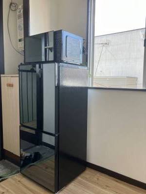 電子レンジ・2ドア冷蔵庫付き
