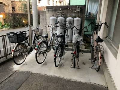駐輪場も完備