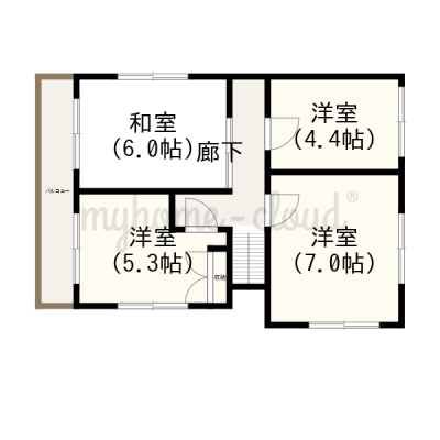 ２階間取り図