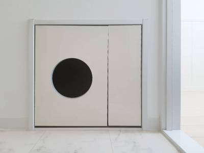 猫ちゃん用トイレスペース完備！トイレを簡単に引出せ掃除が楽♪