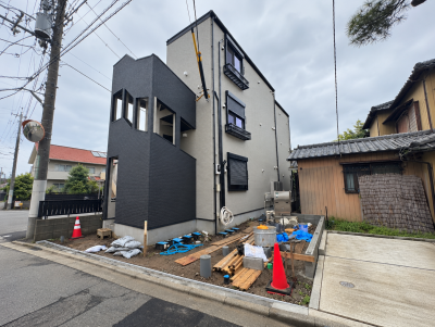 建築中♪完成に向けて工事が進んでいます