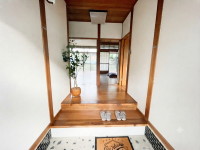 広々とした玄関