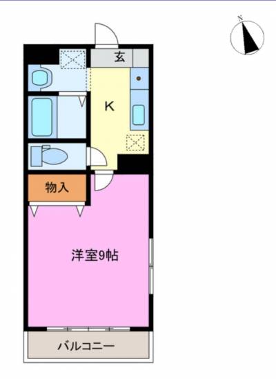 静岡県磐田市 MMKビル1号室の間取り図