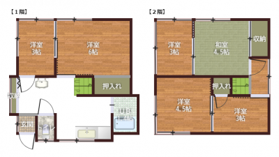 ６部屋あります。