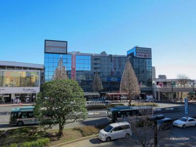 所沢駅西口の駅前広場