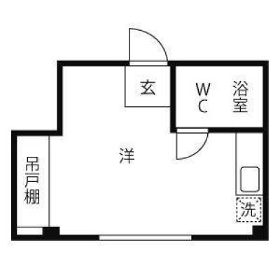 大阪府大阪市東成区 ベンシティーマンション502の間取り図