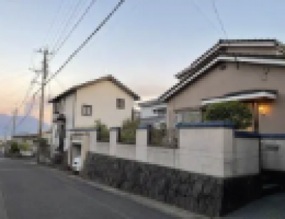 家を上側から見たところ