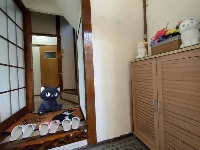 シューズボックス付きで子供達の靴も楽々収納