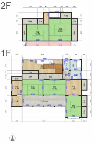 6DKSで部屋数が多く使い方はあなた次第❗️