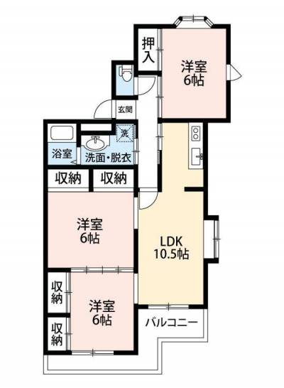 ペットも喜ぶとっても広々な間取りです！