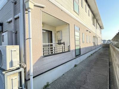 晴れた日には洗濯物を外干しも！