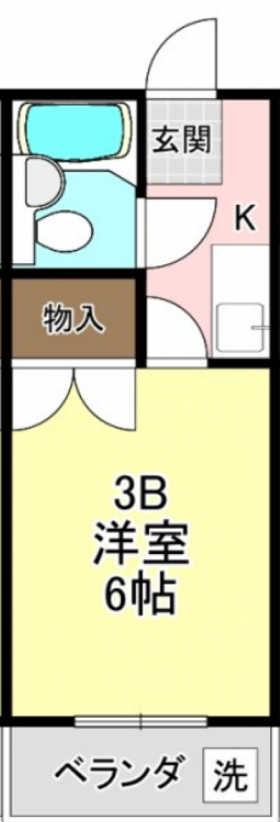 岐阜県瑞浪市 ハウスＭ3Bの間取り図