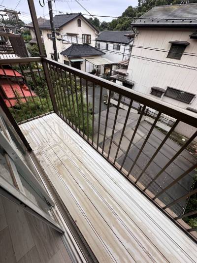 2階洋室のベランダです！