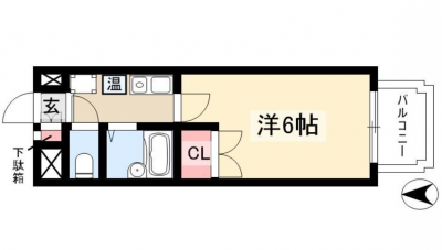 バス・トイレ別、電気温水器を利用したオール電化仕様です。