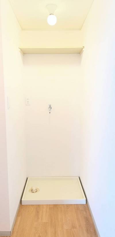☆洗濯機置場。