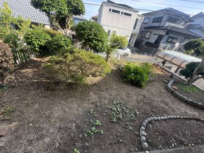 広い庭