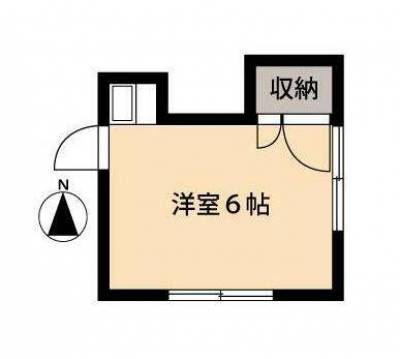 埼玉県草加市 竹林コテージ第５迎賓ゲスト館127号室の間取り図