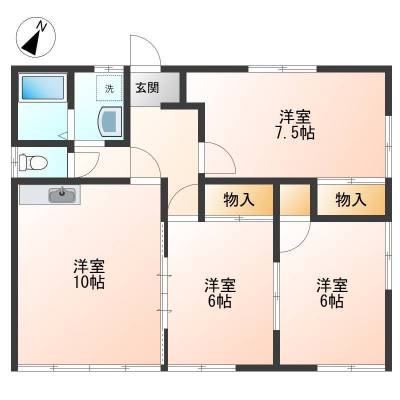 角部屋で日当たり風通し良好！東側に駐車場