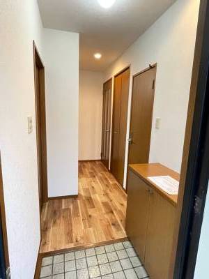 玄関　シューズラックあります