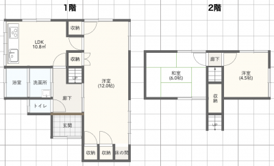 家族に嬉しい3LDK！多彩な使い方が可能です。