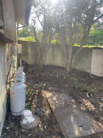 花壇も作れる敷地