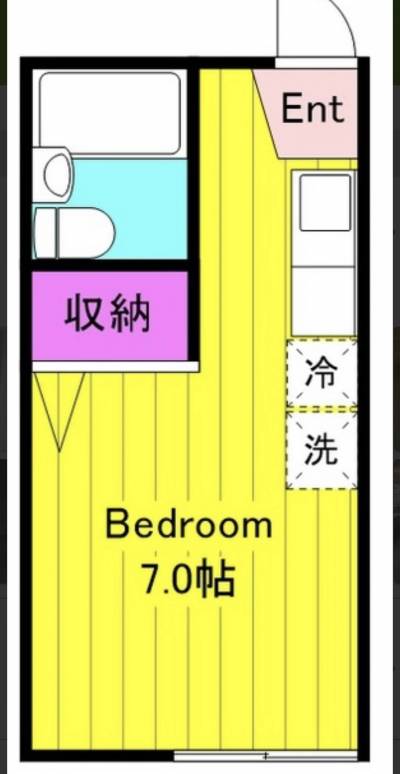 神奈川県川崎市多摩区 クリード栗谷103の間取り図
