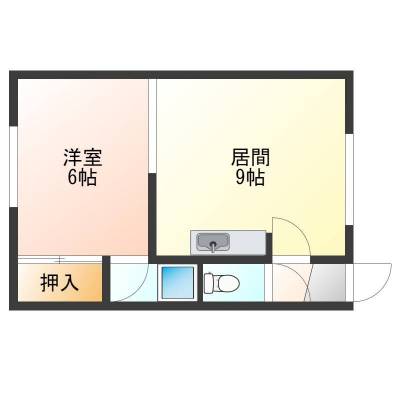 北海道苫小牧市 フォルテ苫小牧101の間取り図