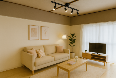 北欧風バーチャルホームステージング⭐