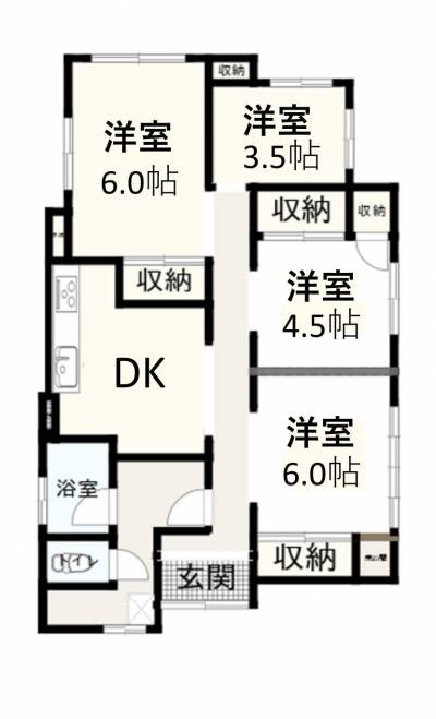 陽当り良好の広々4DK、一戸建てで快適な暮らし！