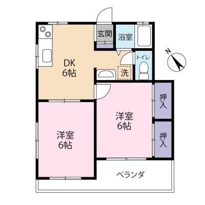 部屋によって間取りの差異がございます。