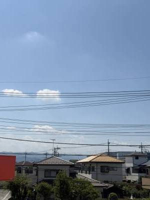 秩父の山々が見えます。