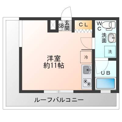 神奈川県横浜市港北区 横浜ハートヒルズ201の間取り図