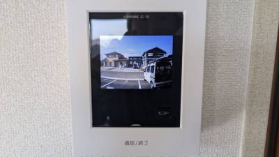 安心安全のモニター付インターホン。