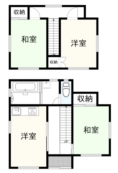埼玉県入間郡越生町 ブランメゾン越生の間取り図