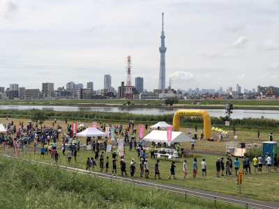 河川敷では、よくマラソン大会等のイベントがあります♪
