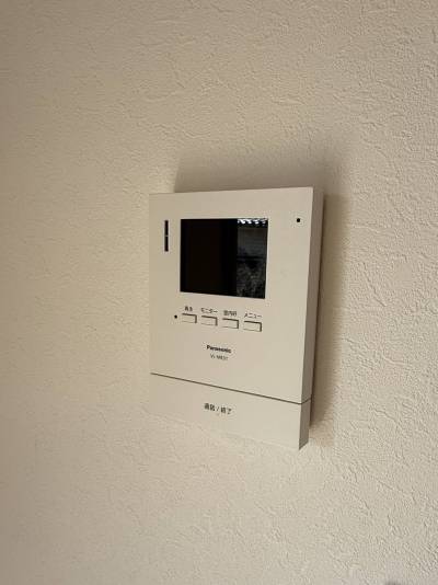 安心のTV付きモニターホン