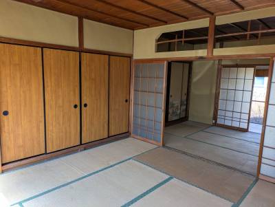 落ち着く和室に大容量の収納！