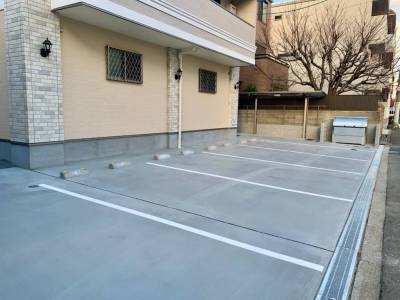 駐車区画4台分　1区画2.5&times;5