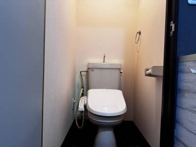 温水洗浄便座付きです。