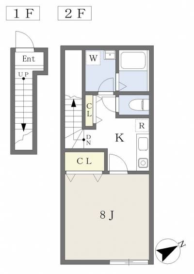 水回りと居室は分離。洗面脱衣も完全分かれて広々です。
