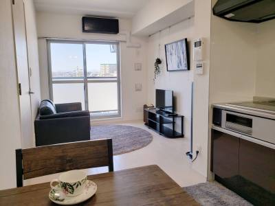 LDKに家具を置いた参考写真(別の部屋)