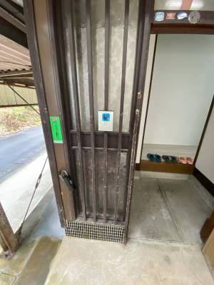 モニター付きインターフォンです、セキュリティもバッチリ